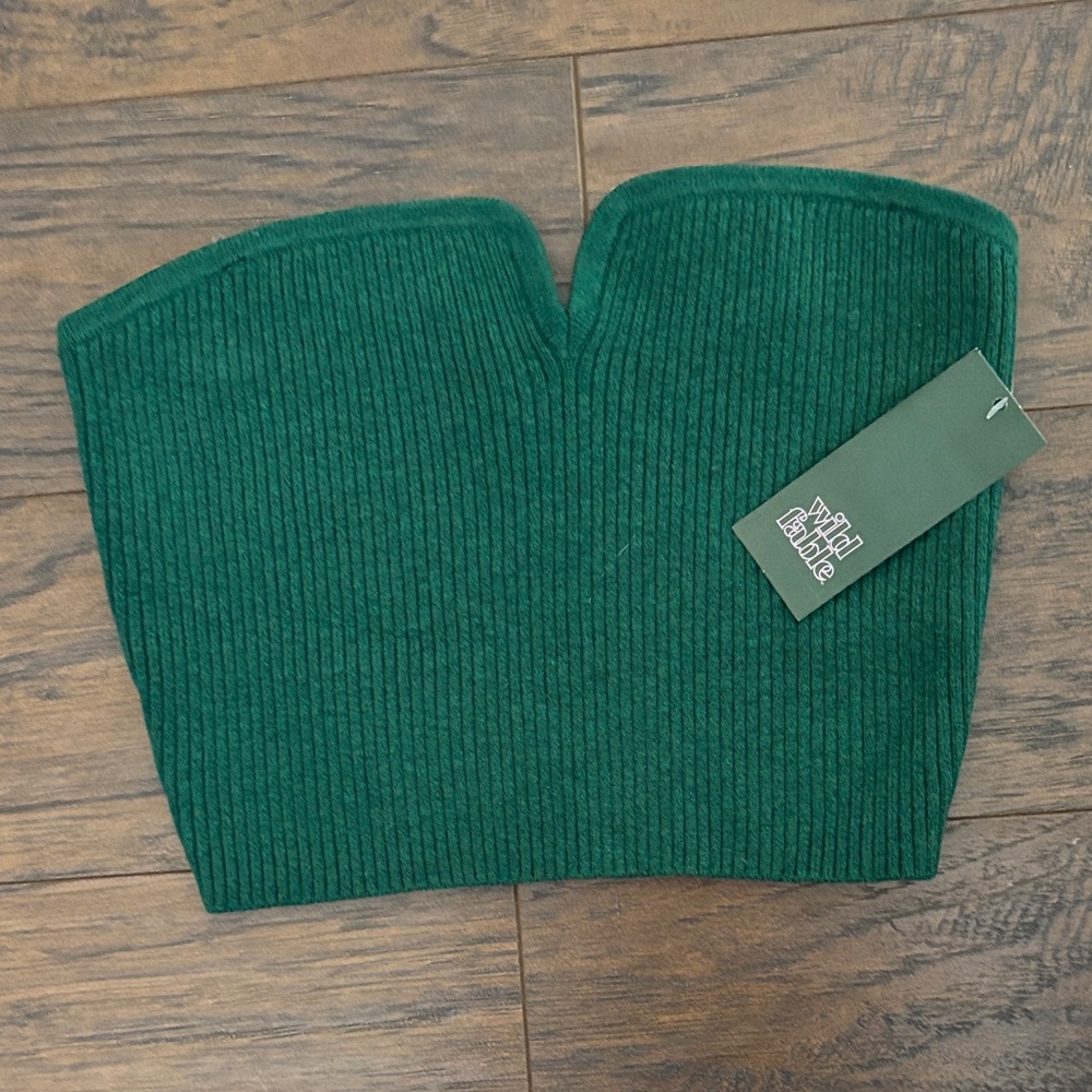 Strapless Crop Top